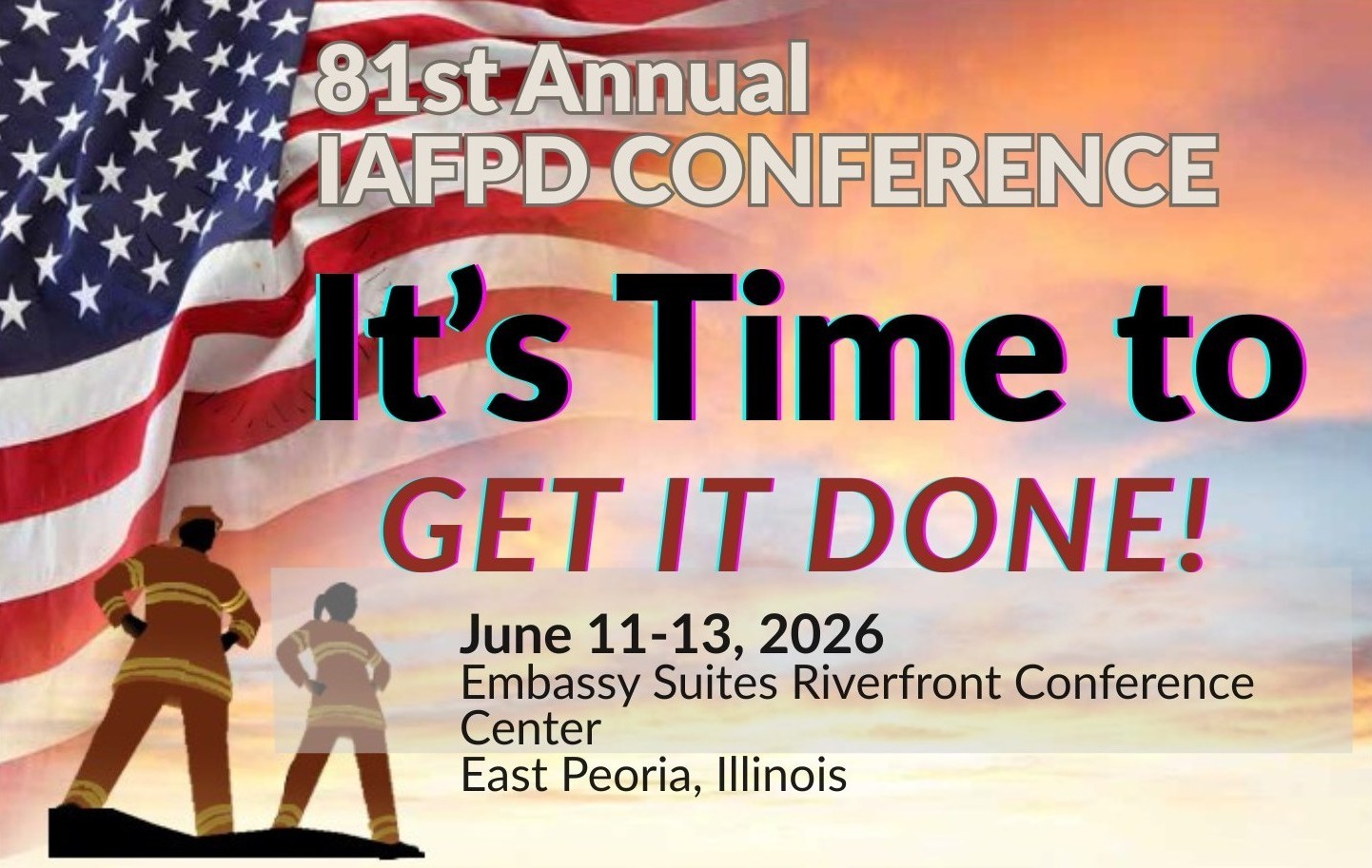 IT's Time To Get it Done! June 11 - 13, 2026 Embassy Suties Riverfront Conference Center, East Peoria, IL